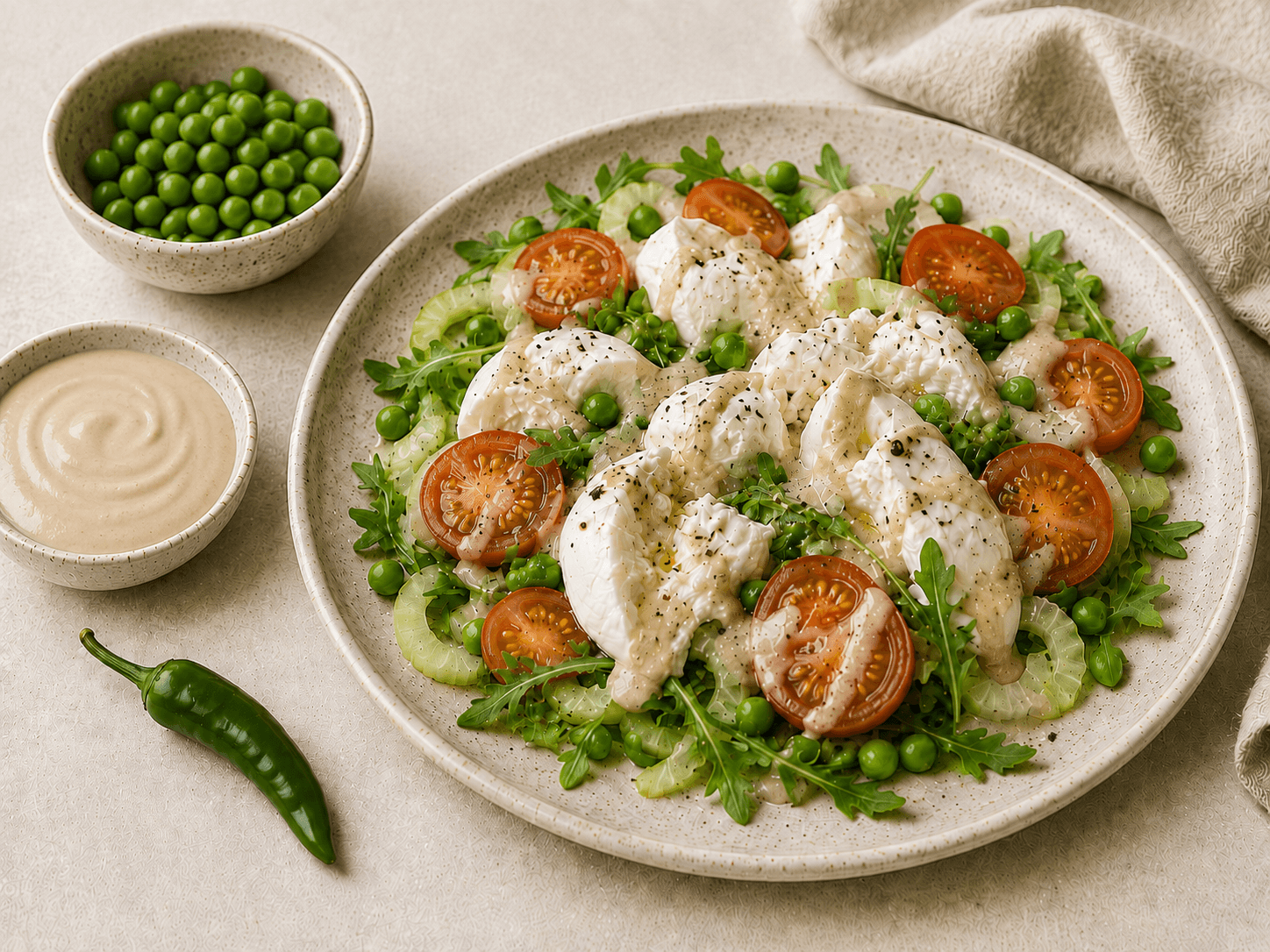 Burrata Tonnato Salad