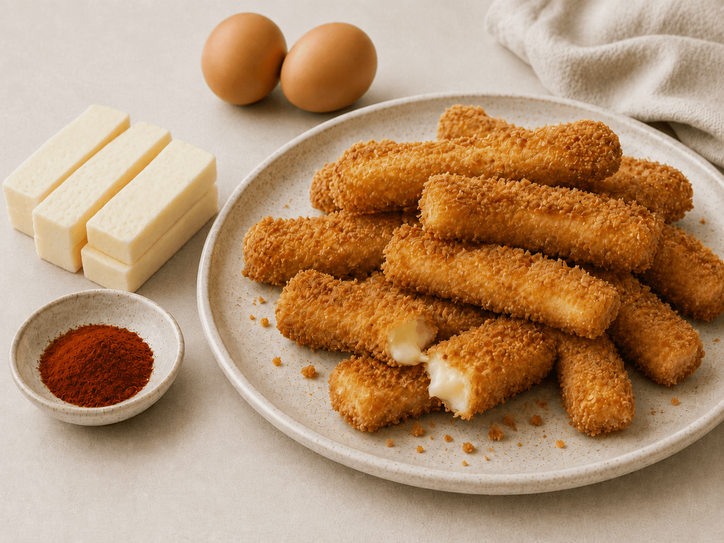 Haloumi Panko Fries