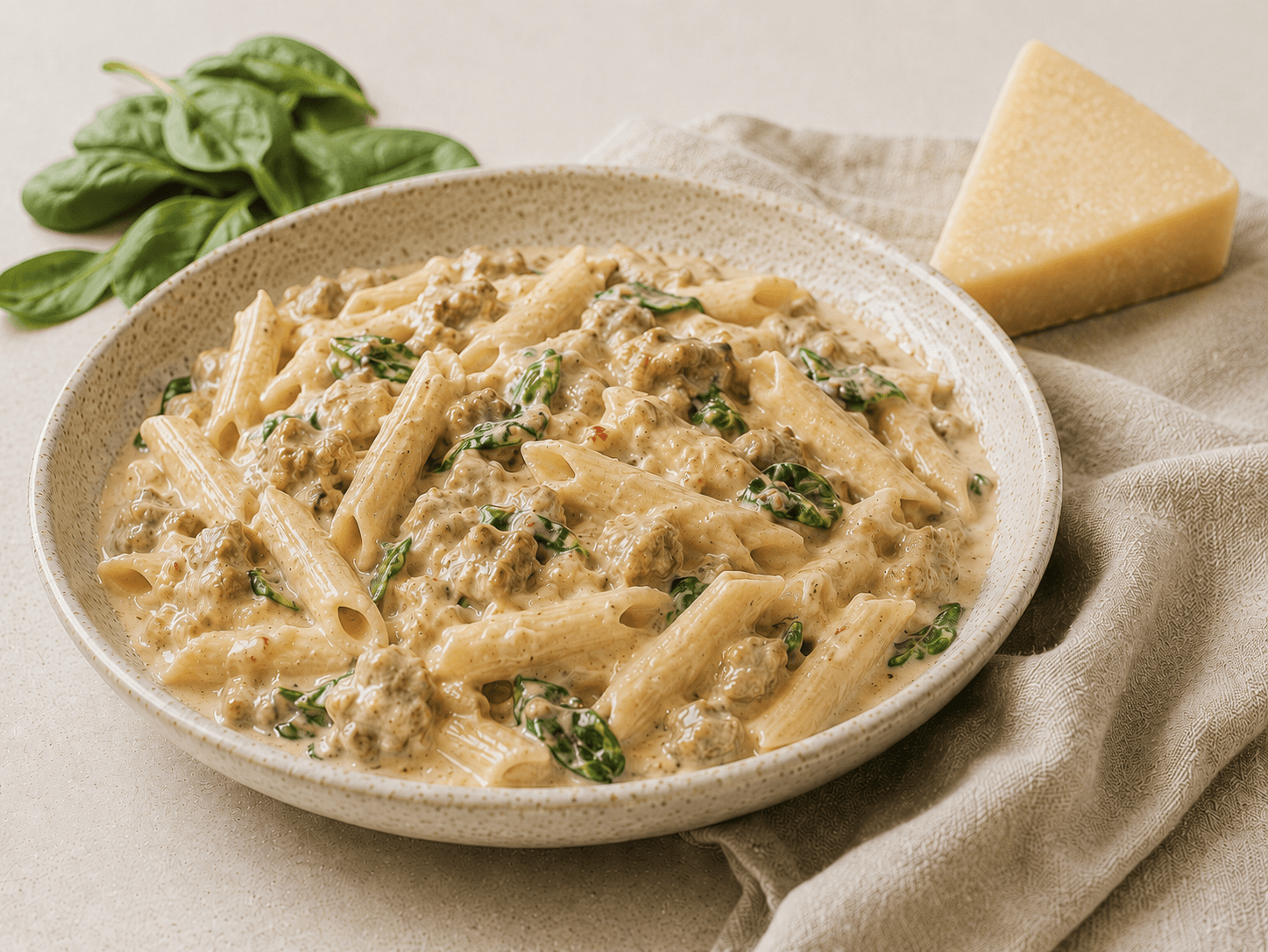 Christine's Spicy Italian Sausage Pasta